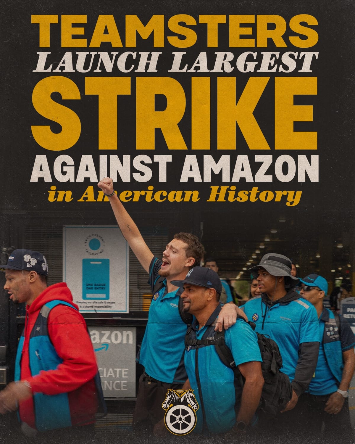 "Historic Teamsters Strike Targets Amazon Nationwide"